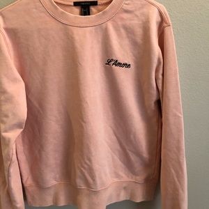 Forever 21 Pink sweatshirt  - Sz Small
